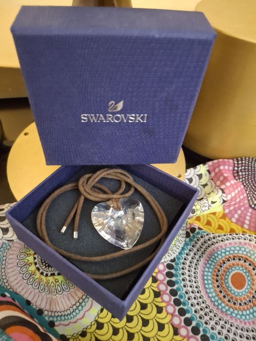 Swarovski оригинално колие сърце