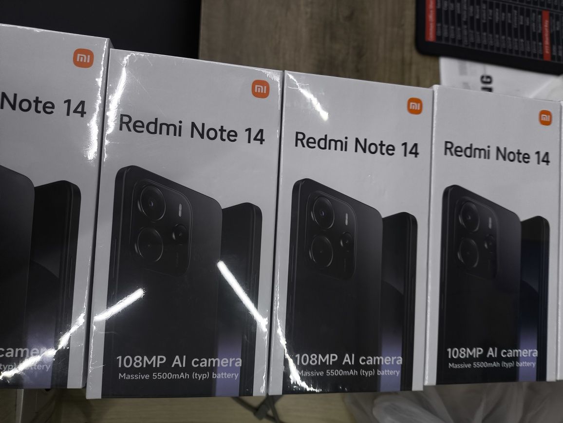 Оптом redmi note 14 black 6/128gb