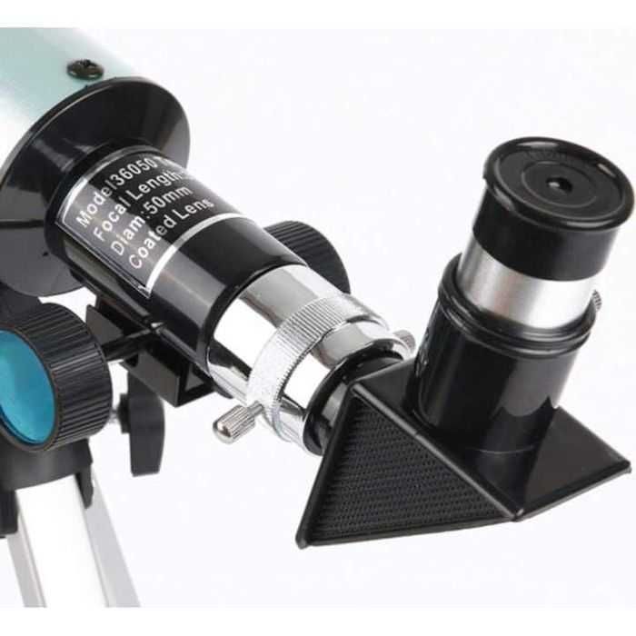 Telescop astronomic cu trepied 360°,zoom reglabil40x,prisme de 90°,nou