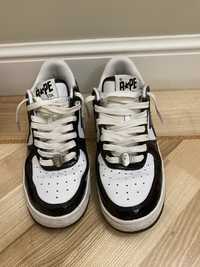 Bapesta Black And White 42