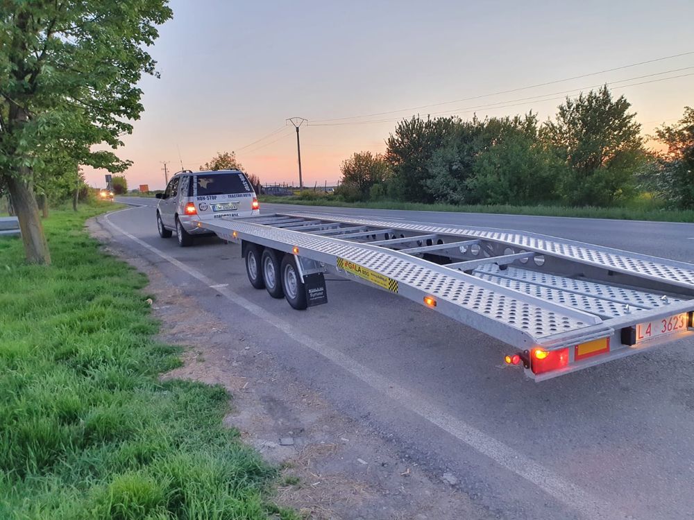 Tractari auto NON stop Ungaria Austria, autostrada A1, șlep, platforma