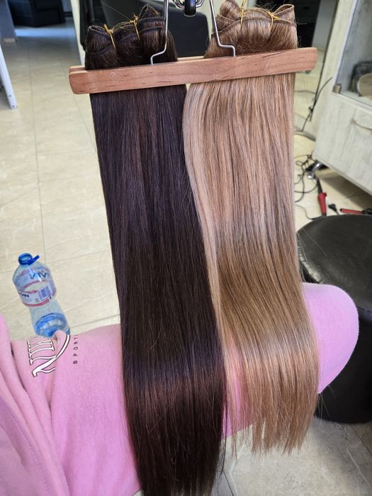 Естествена славянска коса 100 гр.