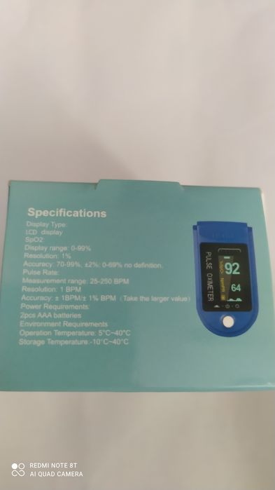 Pulsoximetru masurare oxigen din sange