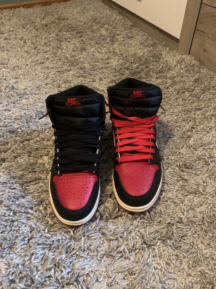 Jordan 1 Bred Toe Marime 43