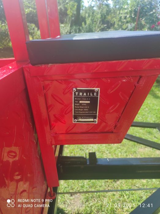 Remorca energo pentru motosapa capacitate 400 kg