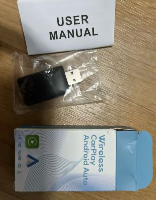 Adaptor masina Apple Carplay si Android Auto wireless nou