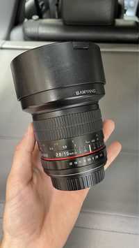 Объектив Samyang 10mm 2.8 for Canon