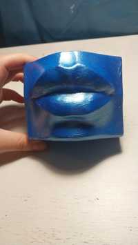 Гипсовая фигура капшо губы органайзер подставка статуэтка сувенир