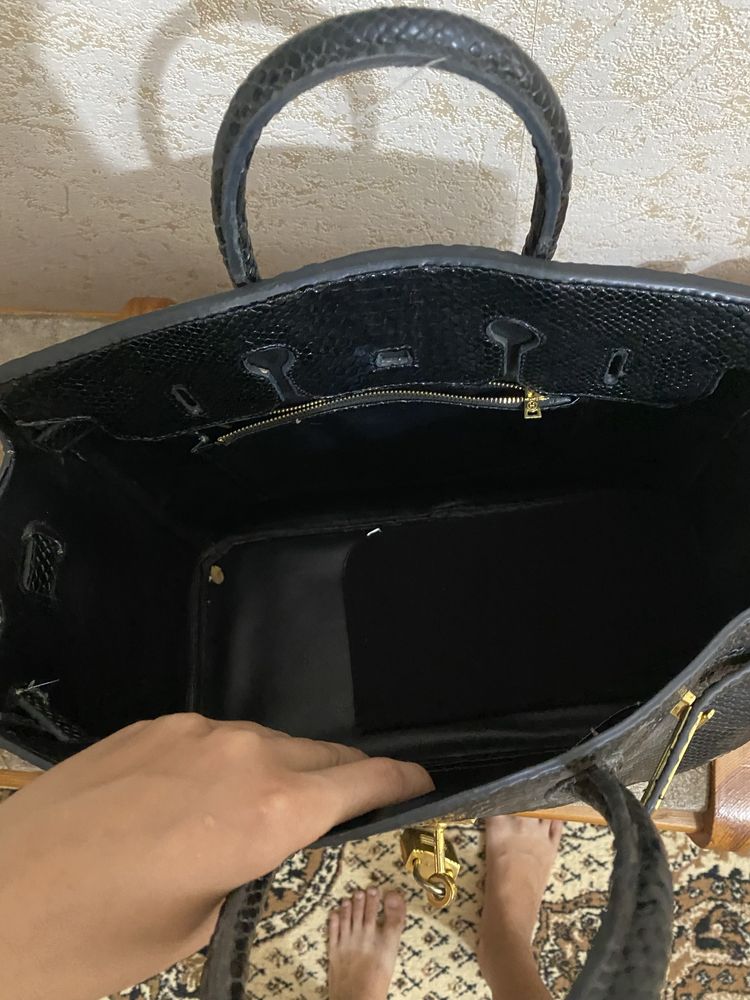 Кожанная сумка Hermes