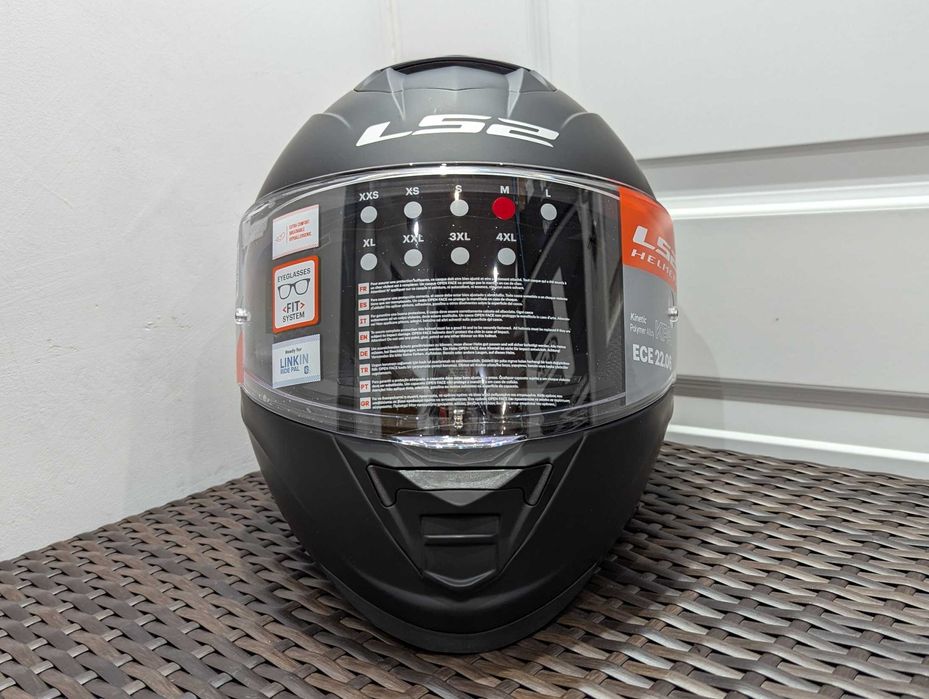 Casca moto LS2 Storm II, marime S si M + pinlock, cu ochelari de soare