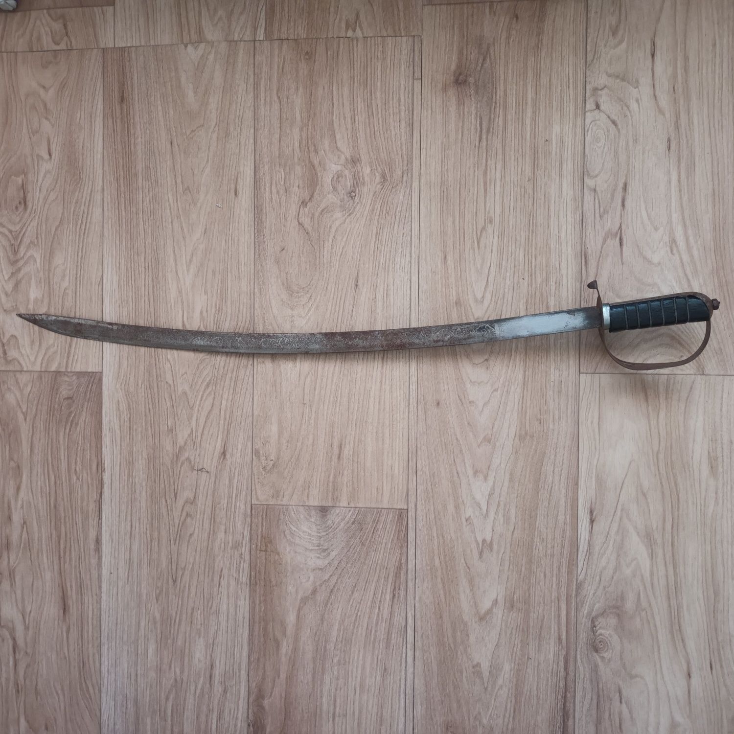 Стара масивна военна сабя 86 см- щик меч нож каракулак