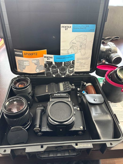Set complet Pentax 67II – Analog Medium Format Camera Kit