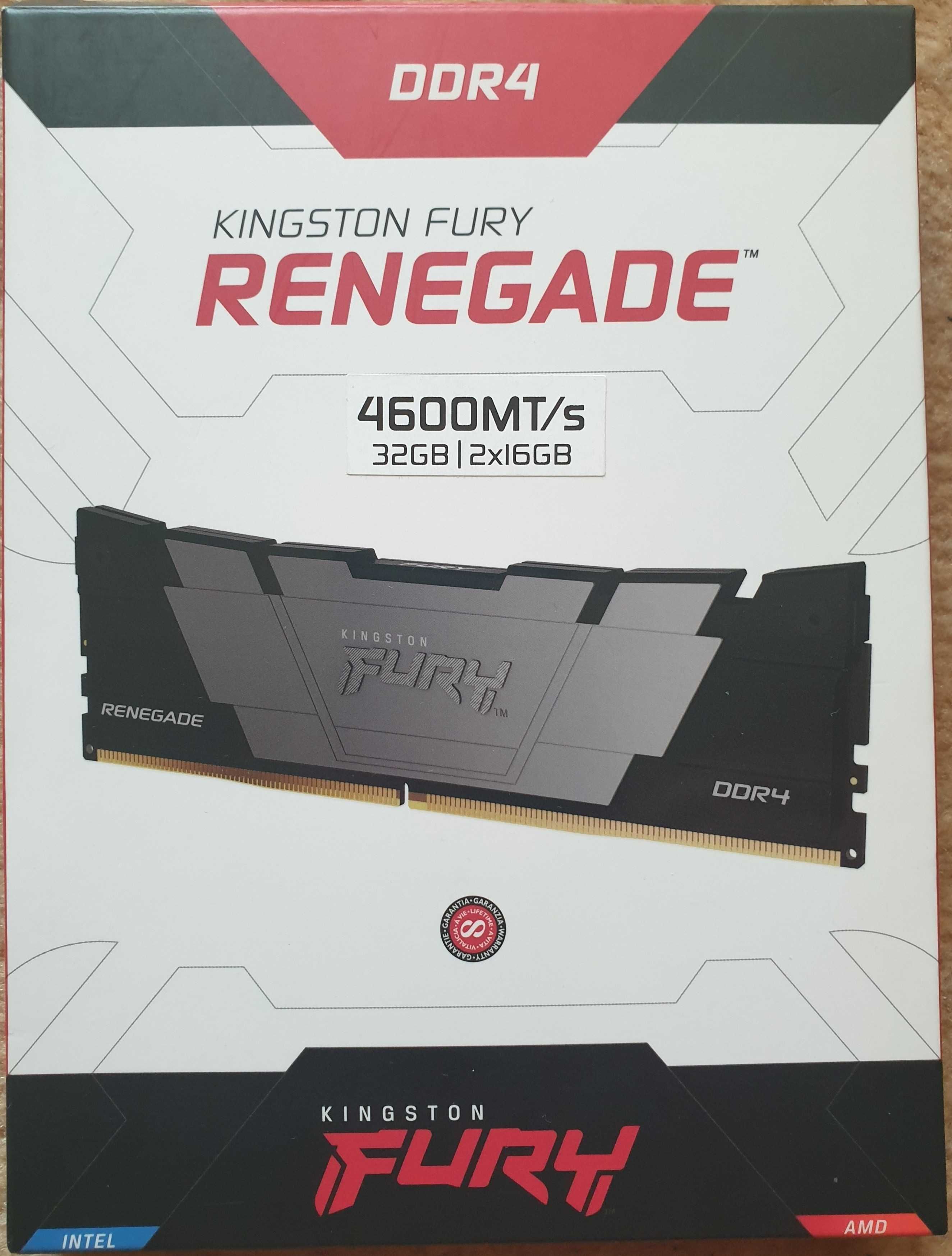 Memorie Kingston Fury Renegade 32GB DDR4 kit 2x16GB, 4600MHz, CL 19