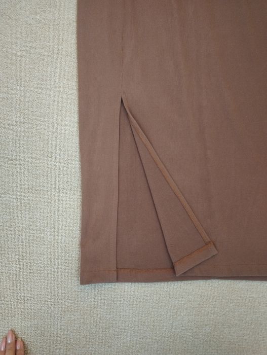 Платье женское коричневое