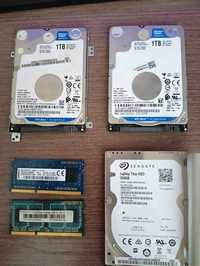 Продам жёсткие диски и оперативную память ноутбучные hdd ddr so dimm