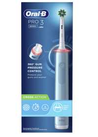 Periuta de dinti electrica Oral-B Pro 3 Cross Action, Curatare 3D,