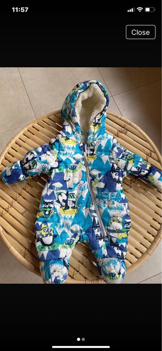 Salopeta de iarna Bebe 0-3 luni mar 62