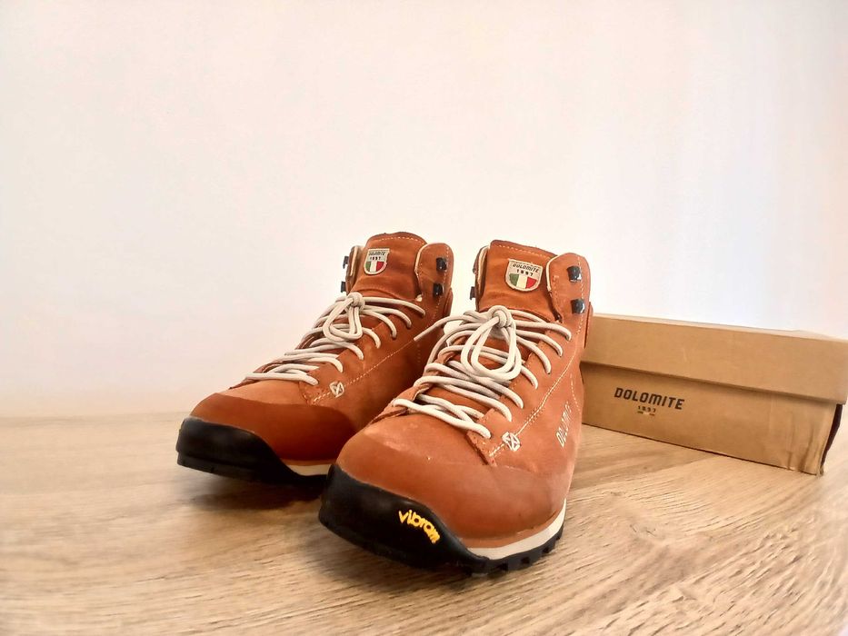 Ghete bărbați Dolomite – piele întoarsă, Gore-Tex, mărimea 43 1/3