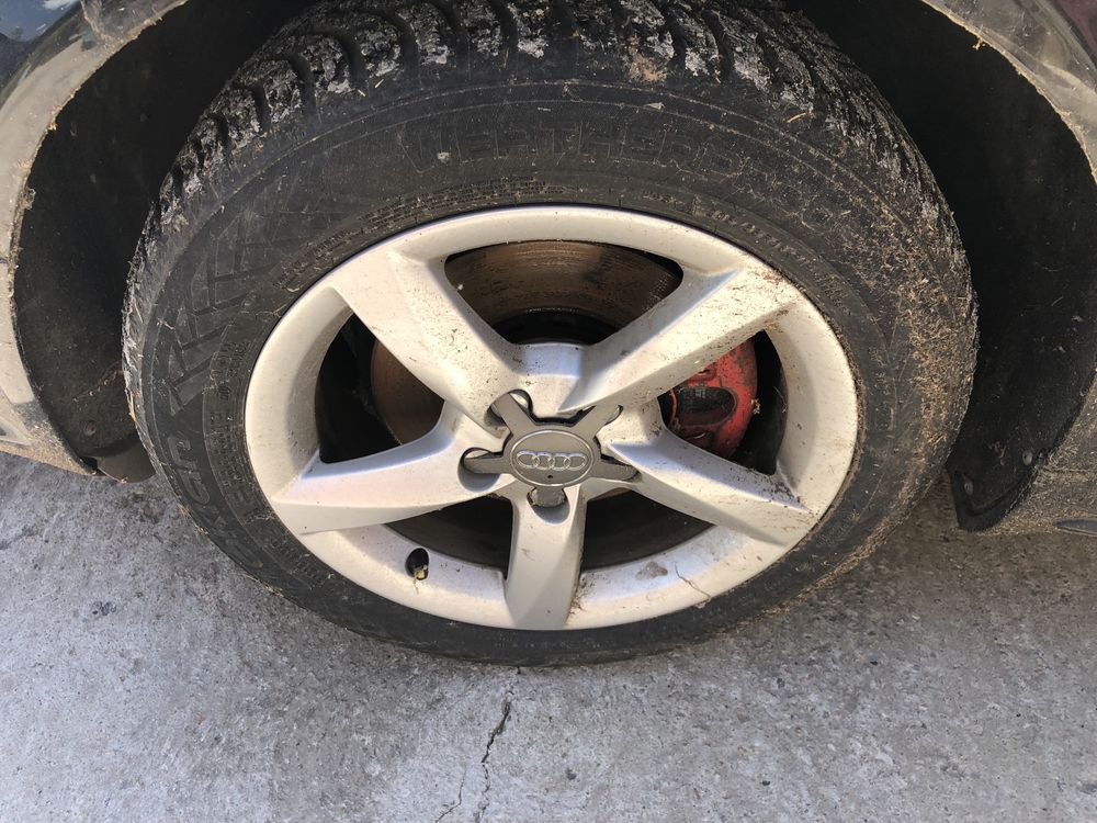 Roti jante anvelope Audi A4 B7 205 55 16 vara iarna aliaj