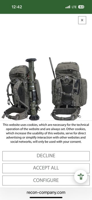 Rucsac tactic Snigel design