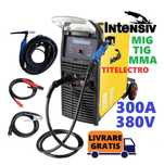 Aparat sudura DIGI MIG 300 cu sarma argon CO2 MIG MMA + pistolet TIG