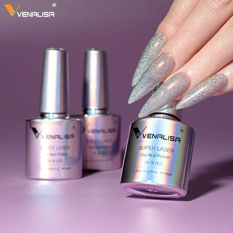 Venalisa Super Laser uv&led гел лак с лазер ефект