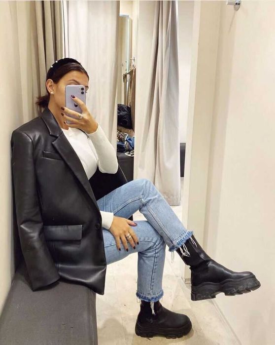 Дамско сако и Дамски трикотажен топ Zara