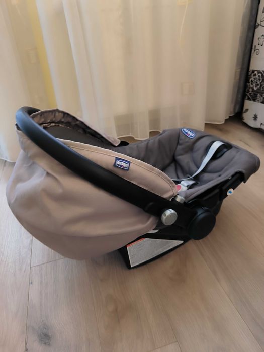Детска бебешка количка chicco trio sprint кош и седалка (2 в 1)