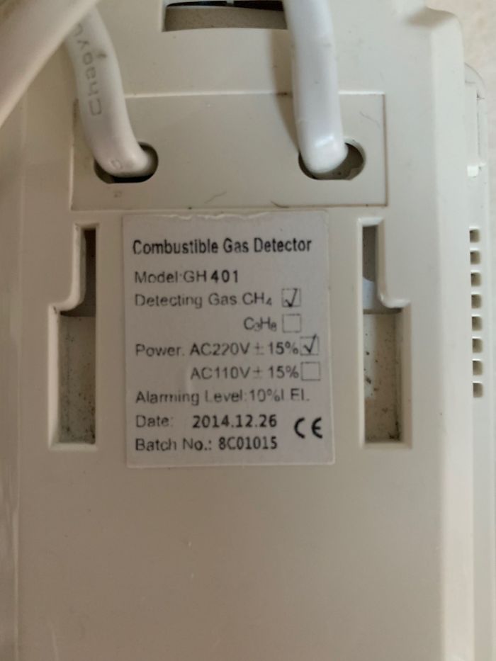 Detector de GAZ NOU