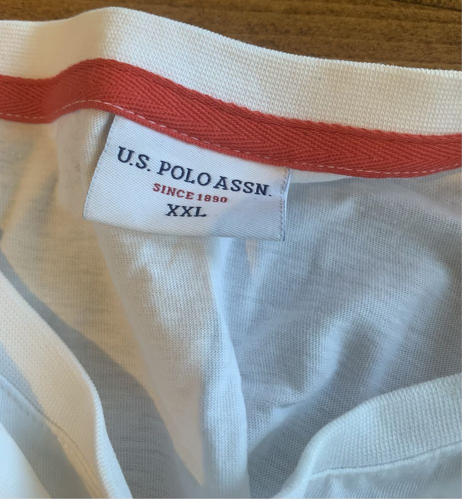 Мъжка тениска имитация на US Polo, размер XXL