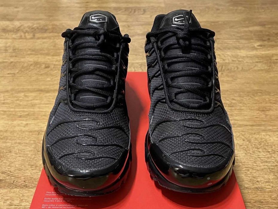 Adidasi Nike Tn Triple Black negri unisex Calitate Premium |FULL BOX|