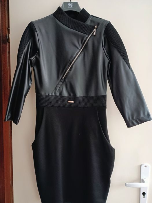 Дамска черна рокля