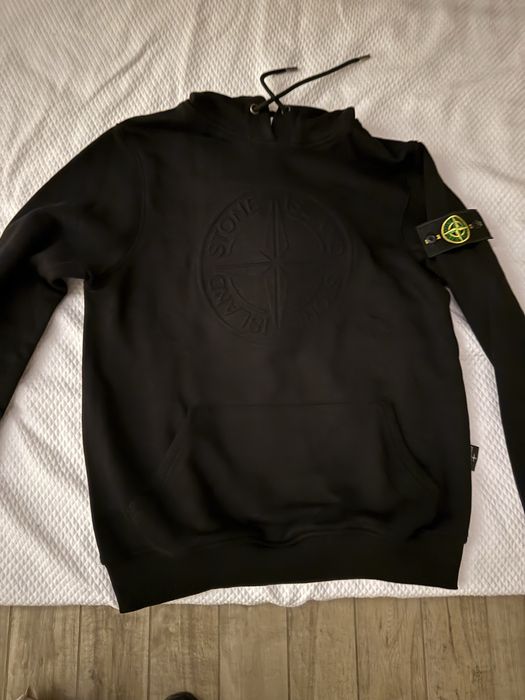 мъжко черни Връхно stone island/луда
