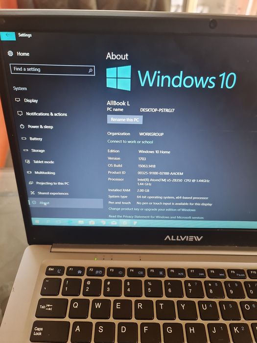 Nu trimit in tara!!!Laptop Allview Allbook L