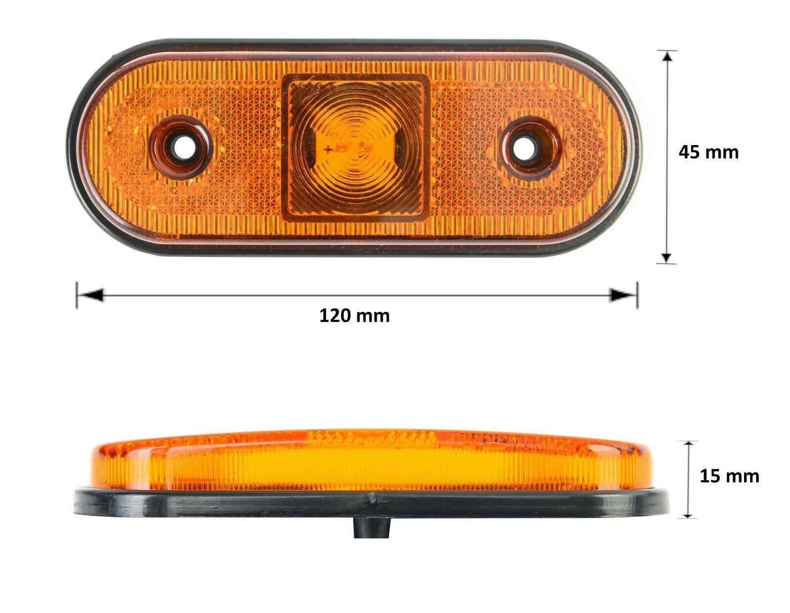 12-24V LED Маркер Токос Габарит Светлина За Камион Ремарке Бус Ван