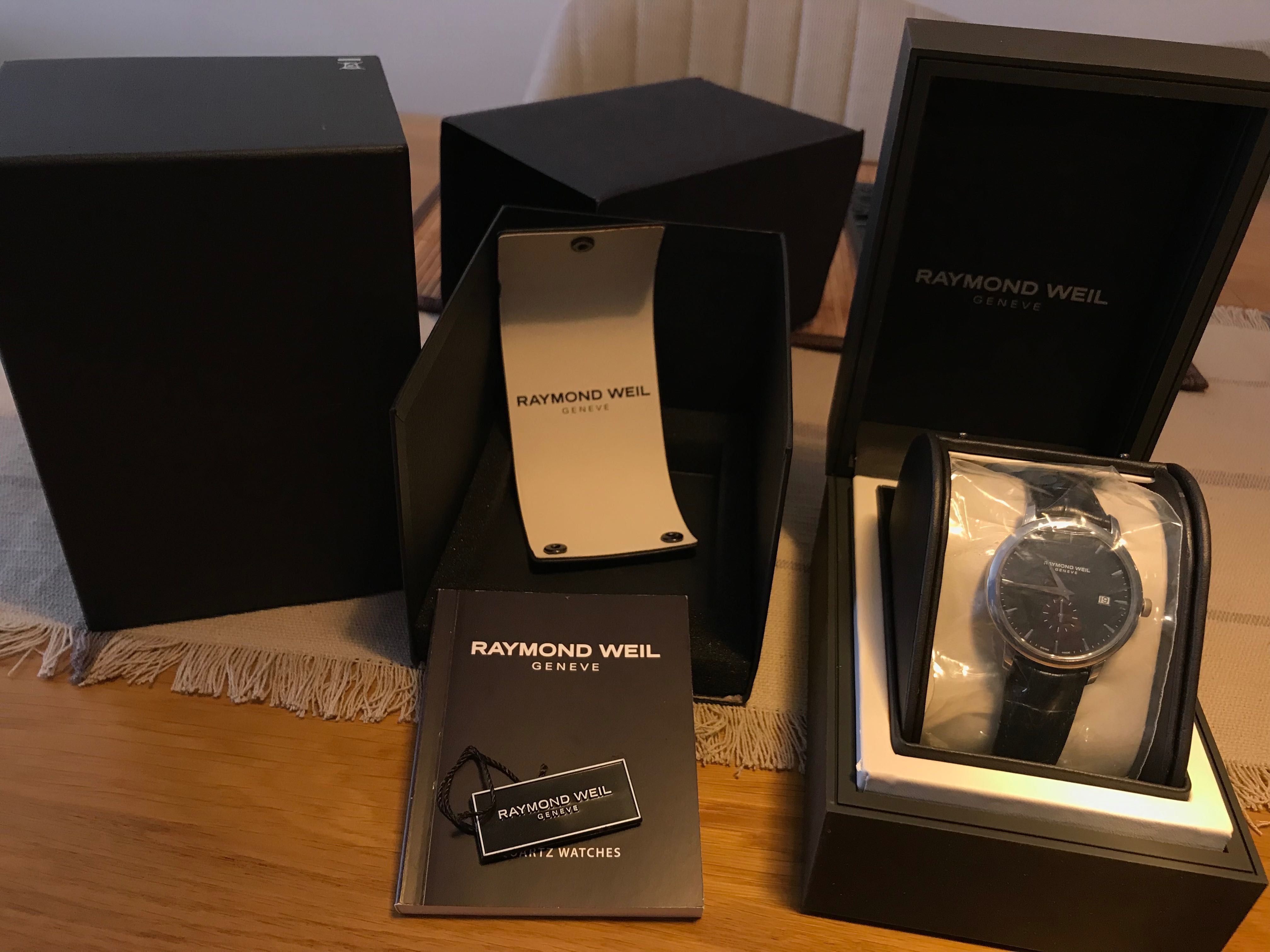 Мъжки часовник: Raymond Weil Toccata, Black dial, small second