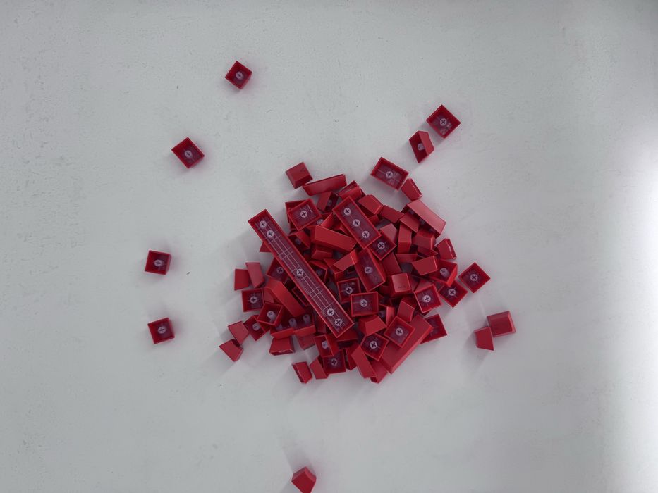 Keycaps Rosu Pbt