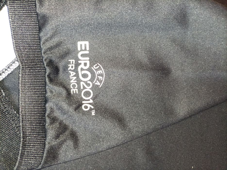 Мъжка тениска EURO 2016- черна