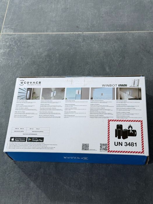 Aspirator de curatat geamuri WINBOT MINI Grey Ecovacs, tehnologie WIN-
