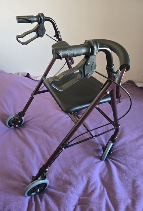 Rolator cu scaun si cosulet