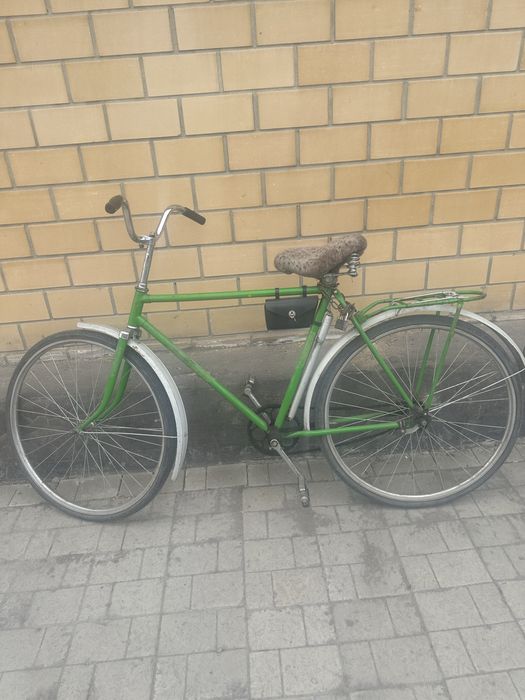 Велосипед зеленый