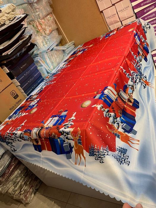 Скатерть новогодняя