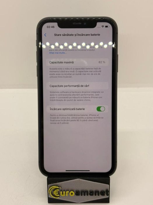 Telefon mobil Apple iPhone 11, 64GB, Black, 82% Baterie -A-
