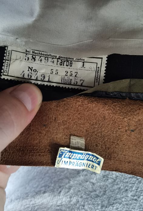 Pălărie 1952 GARANT Ges. Gesch. JOH. ZEHME Munchen