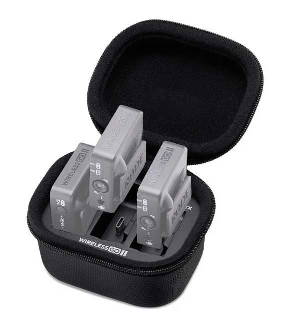 Lavaliere Rode Wireless GO II 2 si husa de incarcare, ca noi, garantie