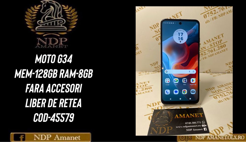 NDP Amanet Braila Moto G34 128gb (45579)