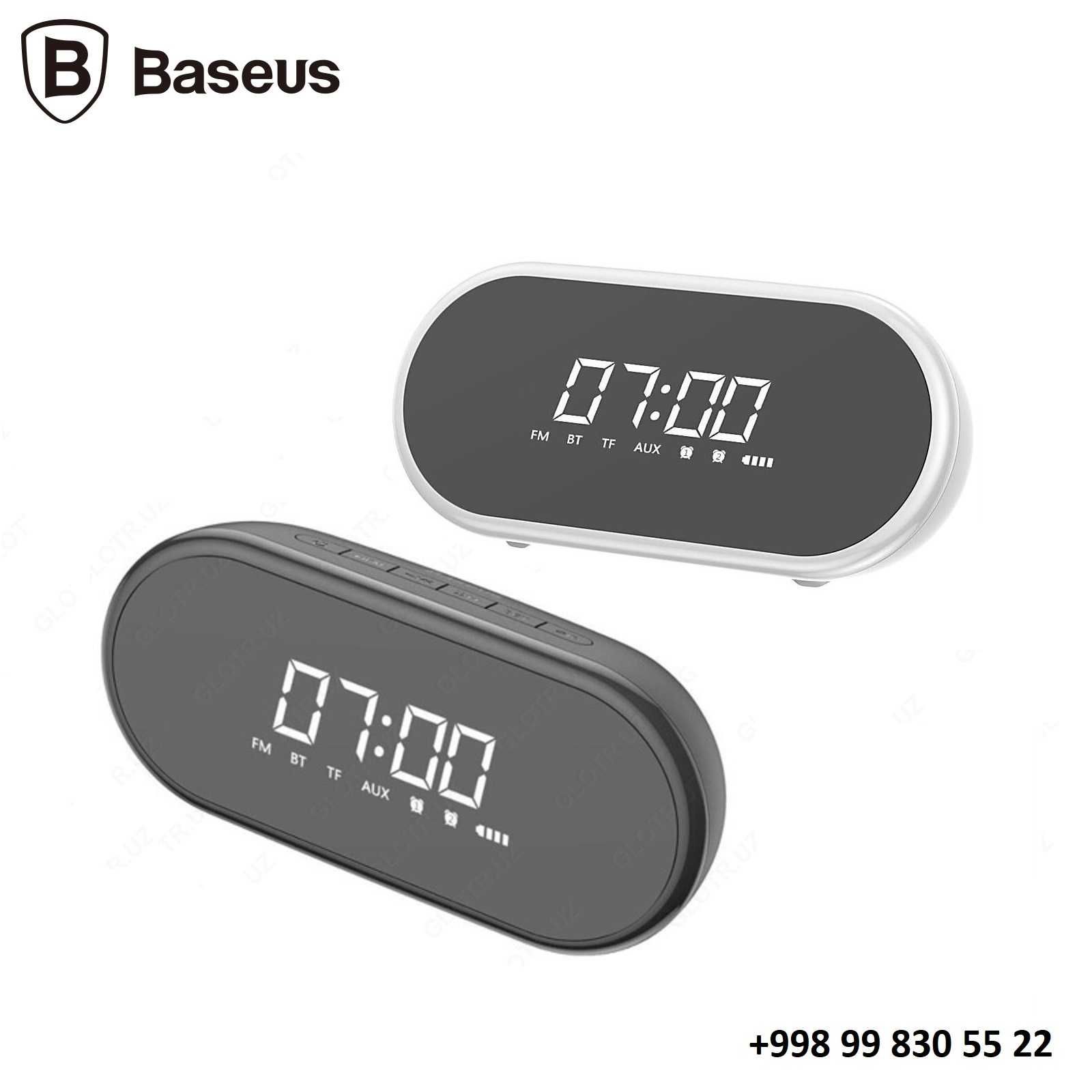 Будильник часы с Колонкой Baseus NGE09-01