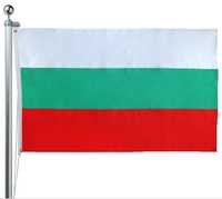 Българско знаме с размери 120 Х 180 см. с капси