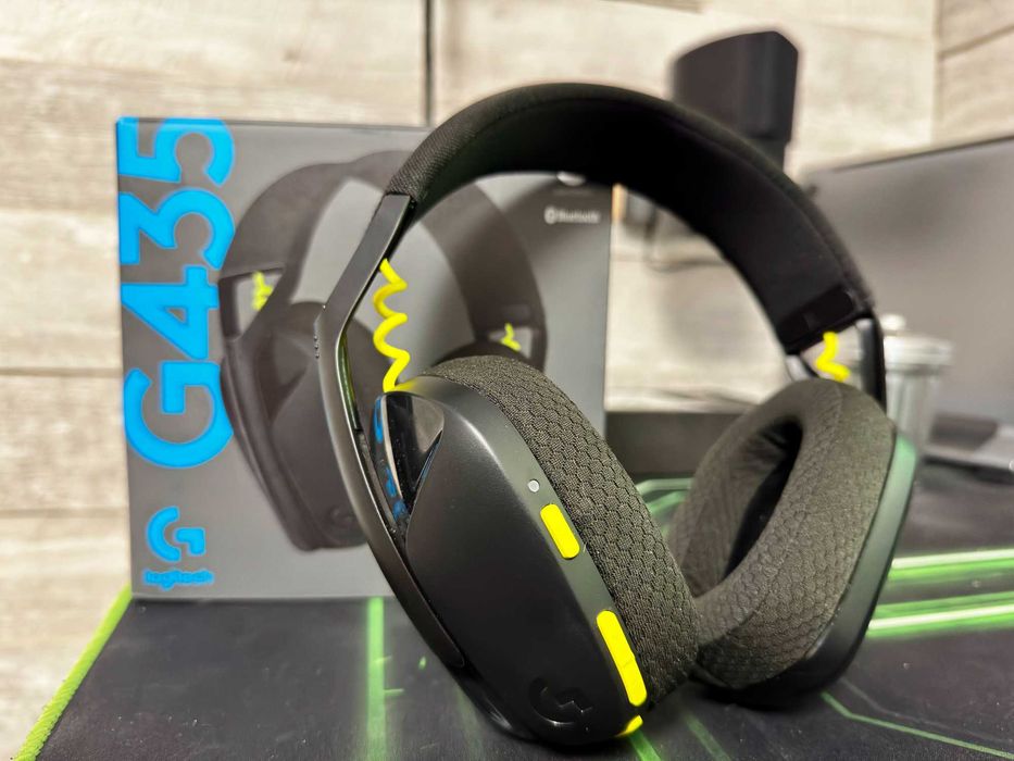 Logitech G435 безжични слушалки гейминг