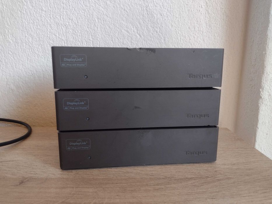 ЛОТ 3 x Targus Docking Station 100w и 2 х HP Docking station